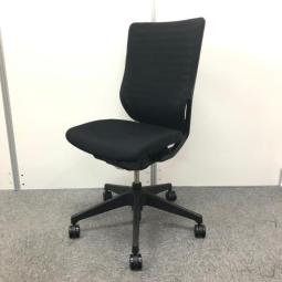 【操作レスで快適な座り心地を実現する定番チェア!】■イトーキ(ITOKI)製 エピオスチェア(Epios) 肘無し ハイバック ■背面メッシュ ■ブラック【入替セールにつき20%OFF!】