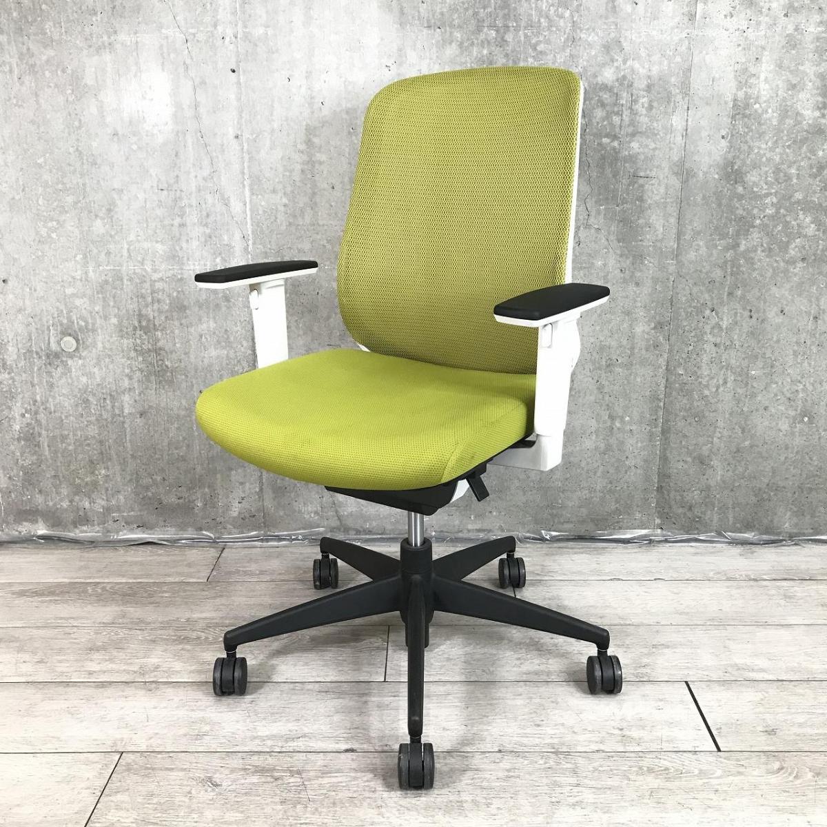 【関東倉庫在庫品】【長時間の着座に対応するクッション性！】■コクヨ製　シロッコ　肘付ハイバックチェア　■グリーン【弊社使用欄：A00973158】【ECBMC】
                        シロッコ
                                    中古
            