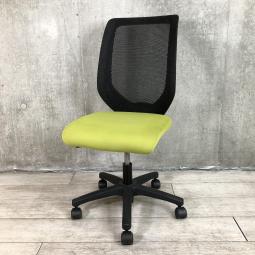 【関東倉庫在庫品】【シンプルデザインの定番チェア！】■イトーキ製　コルト　肘無ハイバックチェア　■グリーン＆ブラック【弊社使用欄：A00937182】【ECBMC】