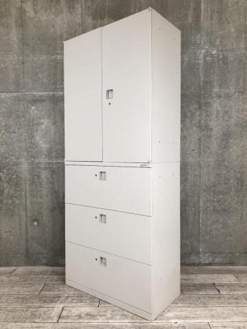 【オカムラ】レクトライン収納ブラックタイプ シェルビング オープン書庫上下兼 オカムラ レクトライン収納(Rectline) ブラックタイプ シェル