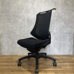 中古】エフメッシュ イトーキ/ITOKI 肘無ハイバックチェア