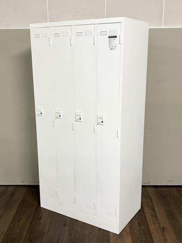 【中古】LKロッカー LK-DN4SAW コクヨ（KOKUYO） 4人用更衣ロッカー