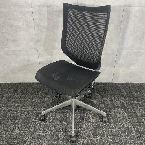 【中古】バロンメッシュチェア  オカムラ（okamura） 肘無ハイバックチェア