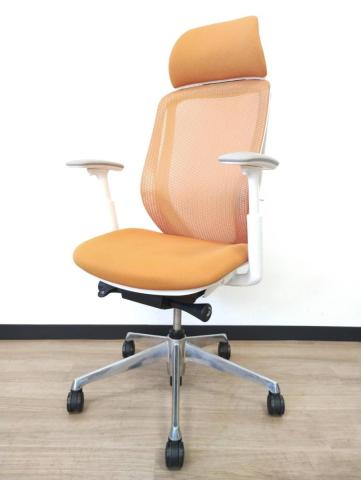 【中古】シルフィー C635BW FMR8 オカムラ（okamura） 肘付ハイバックチェア