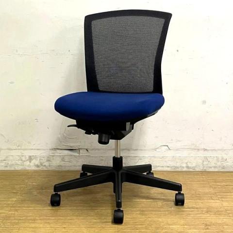 オフィスチェア黒　未使用品　肘掛けあり　送料込み プラス オフィスチェア KC-BN34SL 【ハイバック】【肘なし