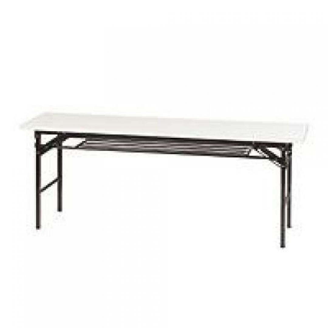 ■折りたたみテーブル　■カラー：ホワイト　■サイズ：幅1800奥行き450高さ700
                                    新品
            