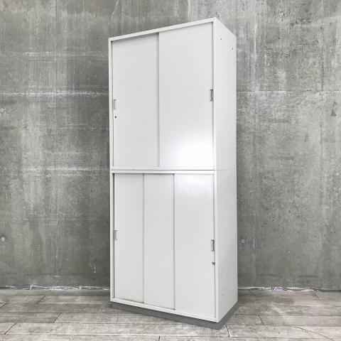 【中古】シンライン  イトーキ（ITOKI） ハイキャビネット／引き違い＋引き違い