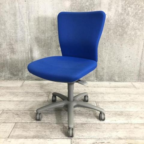 【中古】カロッツァチェア CK33GR FS16 オカムラ（okamura） 肘無ローバックチェア