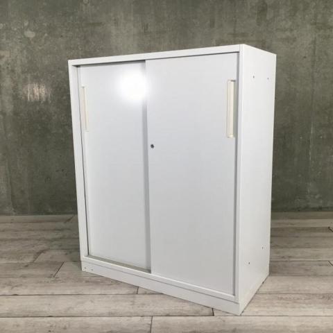 【中古】HSシリーズ 5-820-5242 ウチダ（UCHIDA) ローキャビネット／引き違い