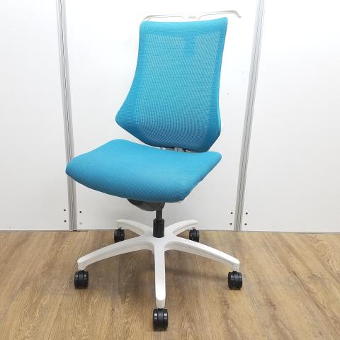 【中古】エフメッシュ  イトーキ（ITOKI） 肘無ハイバックチェア