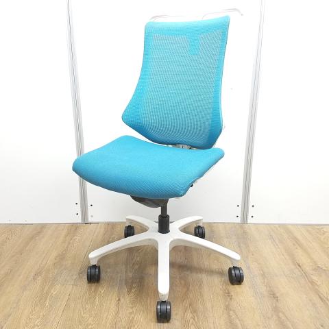 【中古】エフメッシュ  イトーキ（ITOKI） 肘無ハイバックチェア
