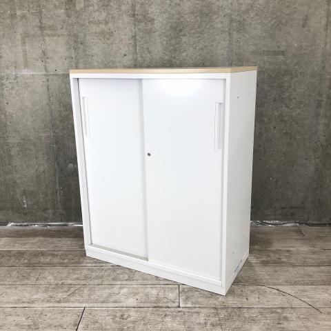 【中古】HSシリーズ 5-820-5242 N9 ウチダ（UCHIDA) ローキャビネット／引き違い