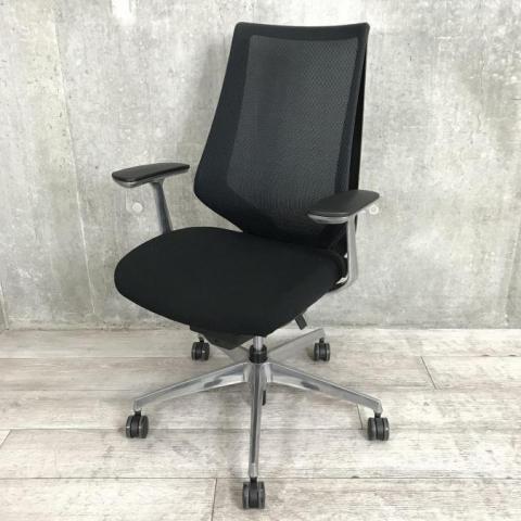 【中古】デュオラ メッシュ CRS-G3000E6 コクヨ（KOKUYO） 肘付ハイバックチェア