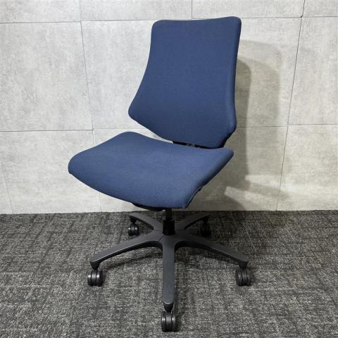 【中古】エフクロス KF-340GS-T1B2 イトーキ（ITOKI） 肘無ローバックチェア