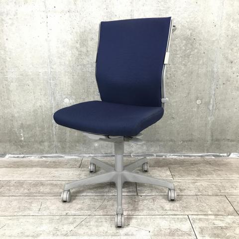 【中古】エスクード C496GR FFW4 オカムラ（okamura） 肘無ローバックチェア