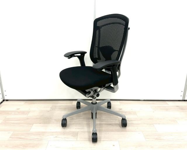 【中古】コンテッサチェア  オカムラ（okamura） 肘付ハイバックチェア