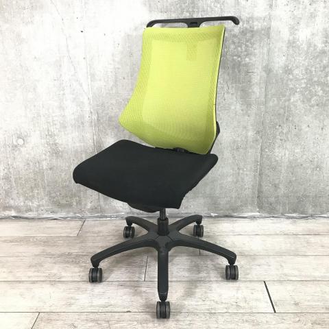 【中古】エフメッシュ  イトーキ（ITOKI） 肘無ハイバックチェア