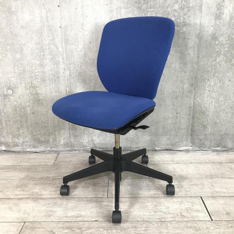 【中古】プラオチェア KE-240GE-T1N7 イトーキ（ITOKI） 肘無ローバックチェア