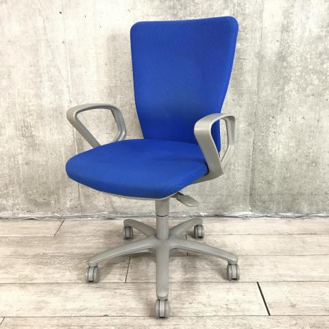 【中古】カロッツァチェア  オカムラ（okamura） 肘付ハイバックチェア