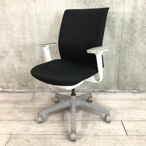 【中古】オムネス C583WR FBAI オカムラ（okamura） 肘付ハイバックチェア