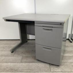 【在庫入替セール品】■イトーキ(ITOKI)製 CZシリーズ 片袖机 ■グレー 【弊社使用欄:A01026713】