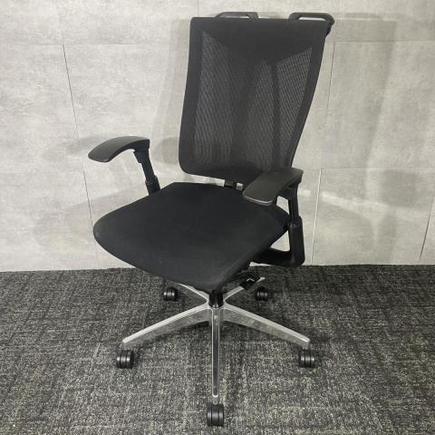 【中古】セレーオチェア  イトーキ（ITOKI） 肘付ハイバックチェア