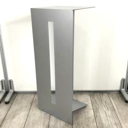 【受付スペースに必需品の電話台！】■フレイス（FLACE）　ダイス スティール（DICE-ST）　無人受付電話台　テレホンスタンド　W350×D300×H850㎜　シルバー【ABW】