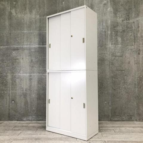 【中古】42シリーズ  オカムラ（okamura） ハイキャビネット／引き違い＋引き違い