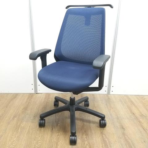 【中古】ノナ  イトーキ（ITOKI） 肘付ハイバックチェア