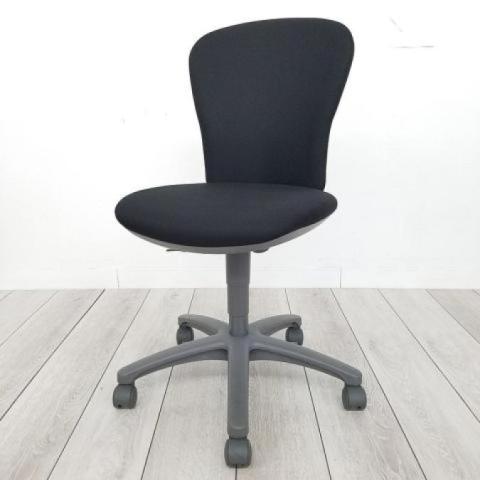 【中古】レグノチェア CRS-G210F4HSB6　CR-G210F4HSNB6-W コクヨ（KOKUYO） 肘無ローバックチェア