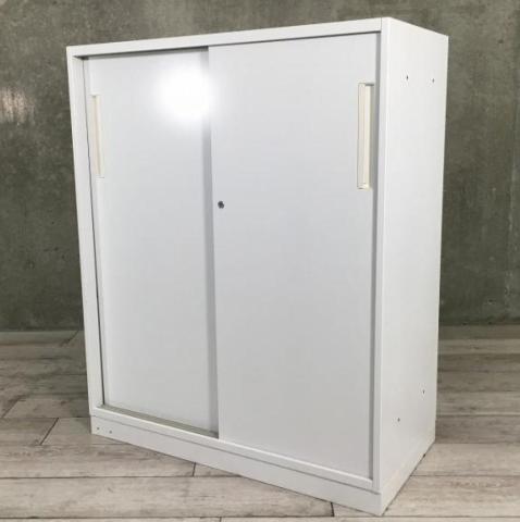 【中古】HSシリーズ 5-820-5242 ウチダ（UCHIDA) ローキャビネット／引き違い