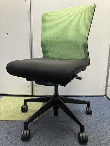 【中古】エルフィ  ウチダ（UCHIDA) 肘無ミドルバックチェア