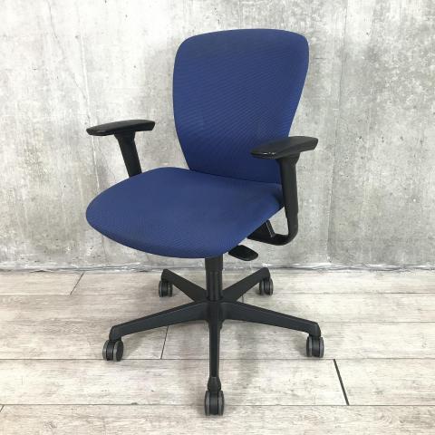 【中古】スラート C331ZR FSF3 オカムラ（okamura） 肘付ローバックチェア