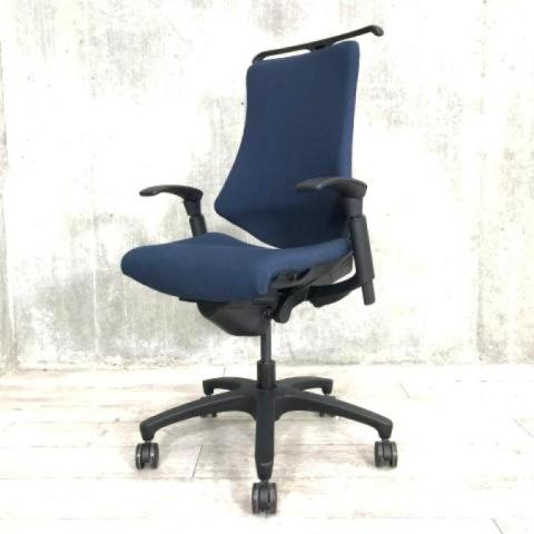 【中古】エフクロス  イトーキ（ITOKI） 肘付ハイバックチェア