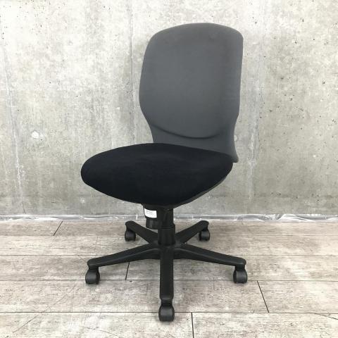 【中古】ヴィラージュチェア 8VC21A FVF2 オカムラ（okamura） 肘無ローバックチェア