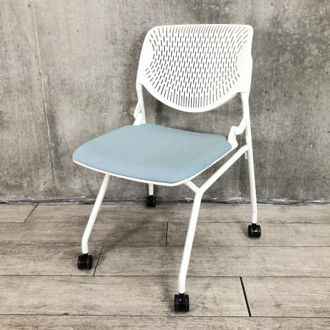 【中古】ルナ 81S1AY FXW9 オカムラ（okamura） スタッキングチェア