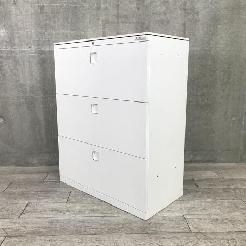 【中古】レクトライン  オカムラ（okamura） ローキャビネット／ラテラル