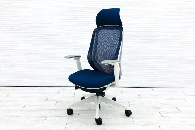 【中古】シルフィーメッシュ  オカムラ（okamura） 肘付ハイバックチェア