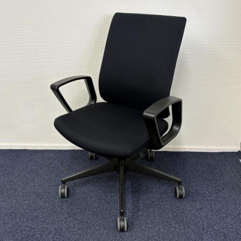 【中古】ウィザードチェア  コクヨ（KOKUYO） 肘付ハイバックチェア