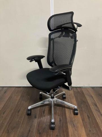 【中古】コンテッサチェア CC87BR FPC1 オカムラ（okamura） 肘付ハイバックチェア