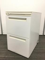 【在庫セール品・6台限定】【T10】■内田洋行/フィード(Feed)　3段ワゴン　H650mm【大容量の3段ワゴン！フリーアドレスデスク用としても使えます！】