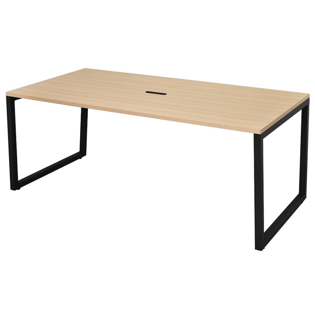 【新品】リスム ミーティングテーブル W1800xD900 ナチュラルxブラック脚 4ヶ口コンセント付【RF】
                        その他シリーズ
                                    新品
            