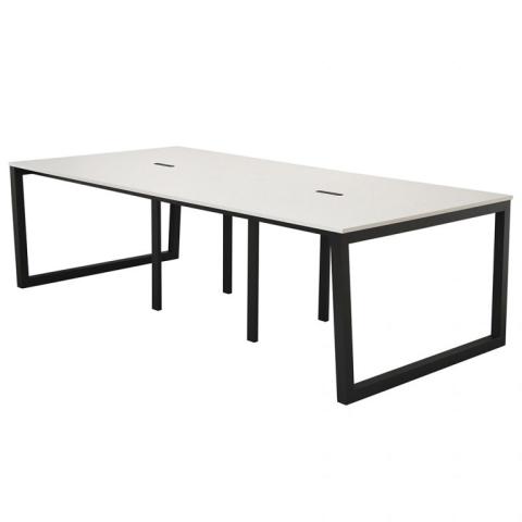 【新品】その他シリーズ RFFLT-2412WH-BL アールエフヤマカワ ミーティングテーブル（会議机）