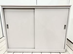 【希少在庫入荷！】横幅1200ｍｍの人気ハイカウンターが入荷！
■コクヨ/NKカウンター/本体：ホワイトグレー　フロントパネル：ブルー　ハイカウンター