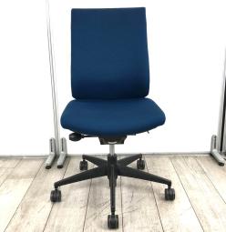 【スタイリッシュなデザインで快適なワーキングチェア!】■コクヨ ウィザード3チェア ブルー ハンガー付【KOKUYO Wizard3】