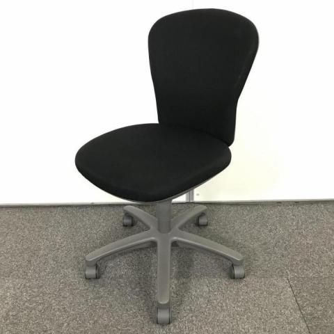 【中古】レグノチェア2 CRS-G210F4HSB6 コクヨ（KOKUYO） 肘無ローバックチェア