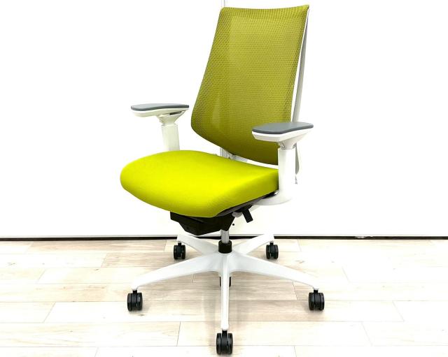 【中古】デュオラ メッシュ CRS-G3000E1N コクヨ（KOKUYO） 肘付ハイバックチェア