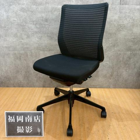 【中古】コーラルチェア C031MR FSH1 オカムラ（okamura） 肘無ミドルバックチェア