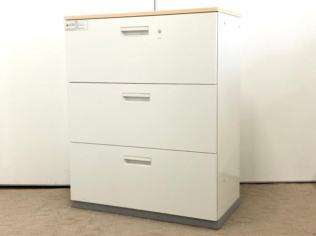 【中古】L6  プラス（PLUS） ローキャビネット／ラテラル