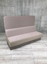 【休憩スペースやエントランスにオススメ！】■イトーキ製　ノットワーク（kont Work）　3人用ソファ　W1800㎜　ハイバックタイプ　■グレー【ABW商材】【関東倉庫在庫品】【弊社使用欄：A01031091】